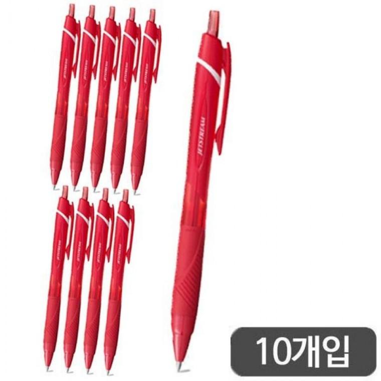 [미쯔비시] 제트스트림 볼펜(SXN-150C/0.5mm/적)-다스(10개입)