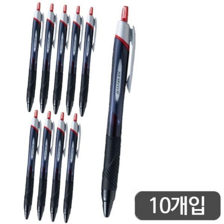 미쯔비시)제트스트림 볼펜(SXN-150C/0.38mm/적)-다스(10개입)