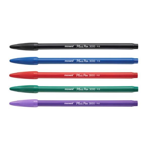 모나미 프러스펜 플러스펜 3000 수성 (12자루)