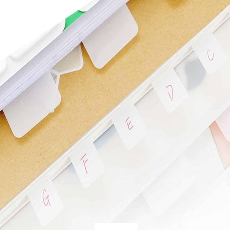 휴대용 다이어리중요표시 인덱스 인덱스라벨 반투명인덱스스티커 투명인덱스