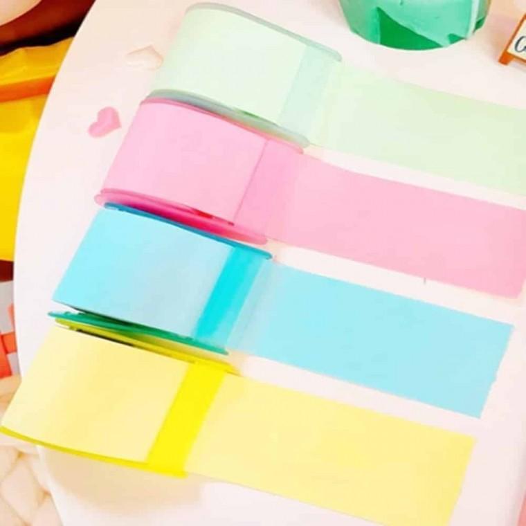 롤 점착 메모지 본품 잘라쓰는메모지 롤타입 탁상용메모지