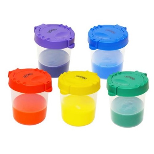 칼라물감컵5개세트