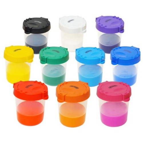 칼라물감컵10개세트