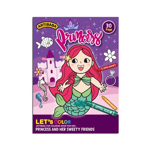 공주컬러링북(20매)