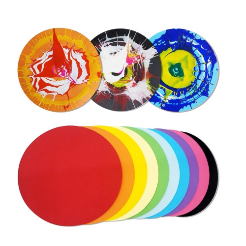 원형색지50매(스핀아트사용가능)