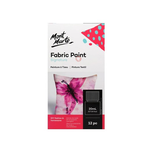 패브릭물감20ML12색4개