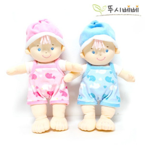 보들블루핑크인형