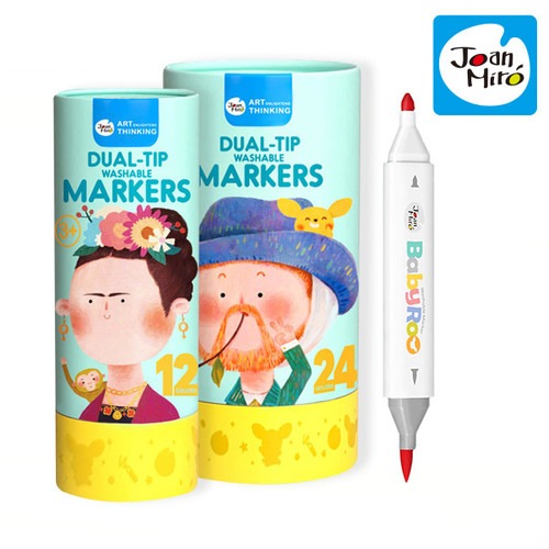 투웨이컬러링워셔블마커12색