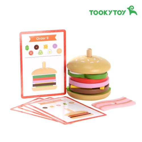 원목탑쌓기햄버거