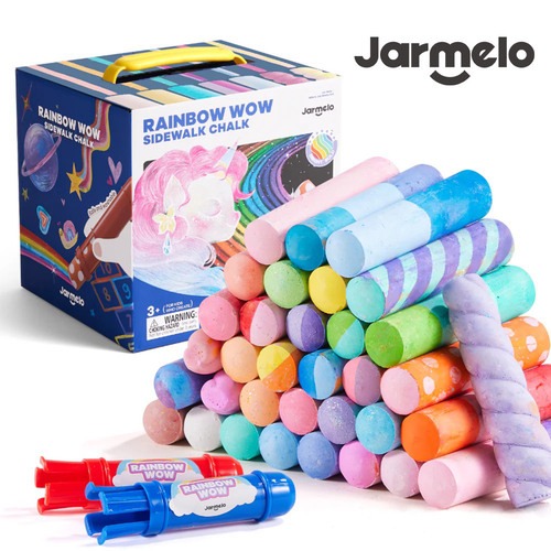 도로위레인보우점보분필36색