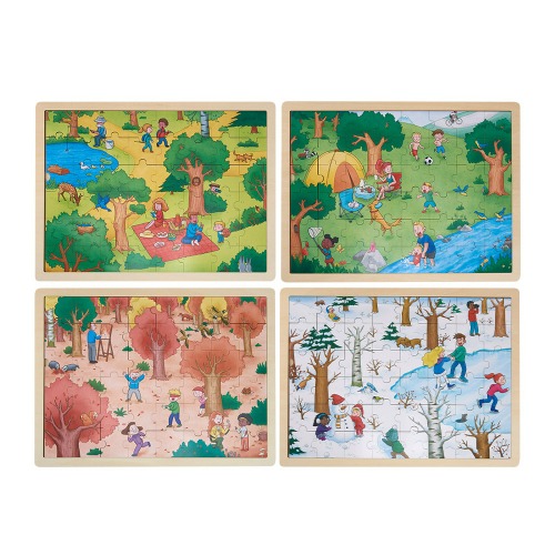 사계절퍼즐4종세트