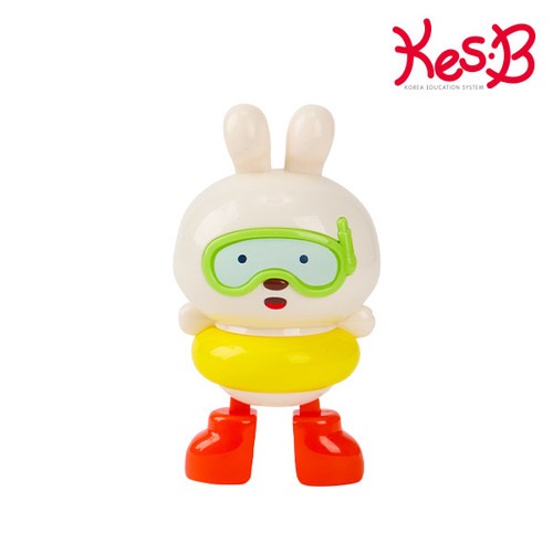 목욕놀이수영하는토끼