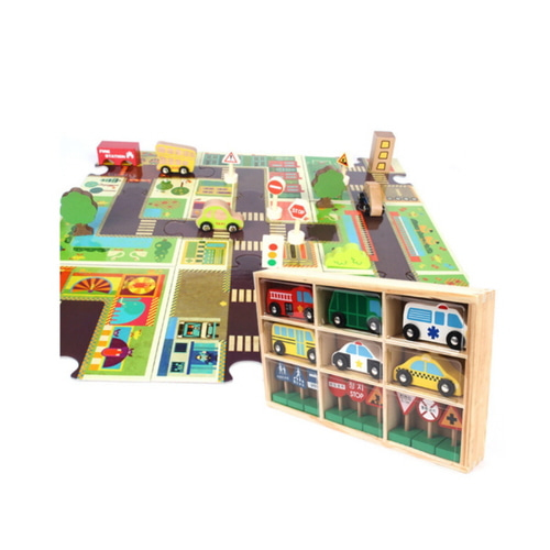 교통놀이대형퍼즐세트