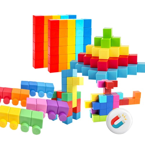 영유아3.5CM레인보우자동차휠블록288