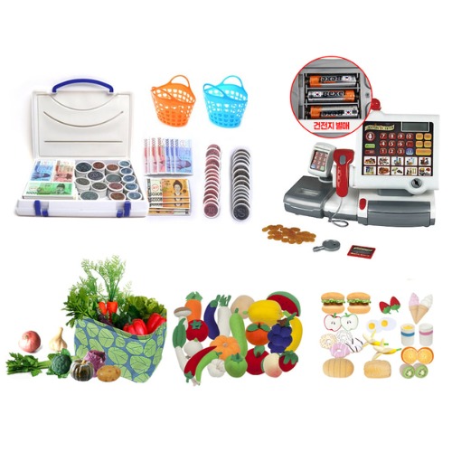 말랑말랑고급시장놀이세트