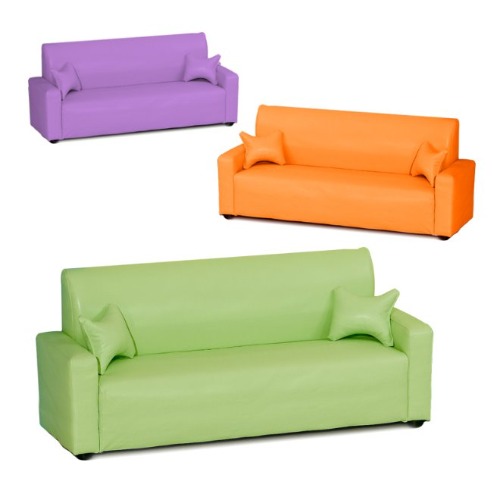 PU초3인용튼튼소파