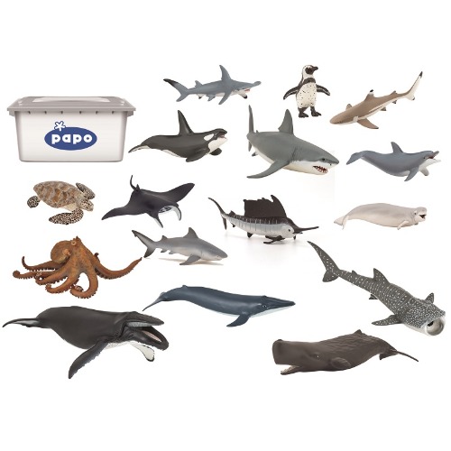 파포피규어해양14종교육세트