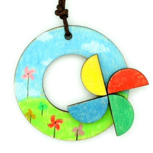 여름목걸이만들기-바람개비