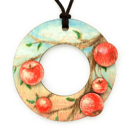 가을목걸이만들기-과일나무