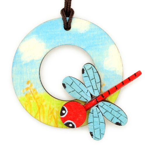 가을목걸이만들기-잠자리