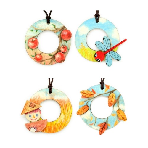 가을목걸이만들기세트