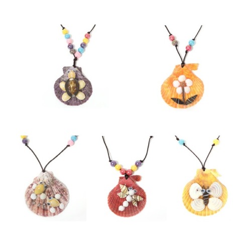 조개목걸이만들기5종세트