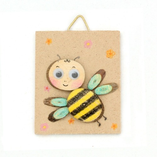 미니장식액자-꿀벌