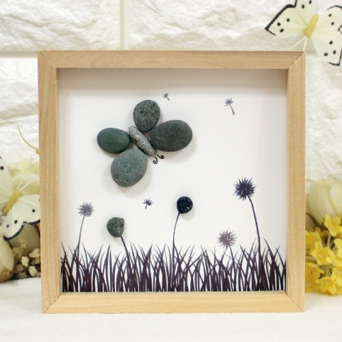 에코스톤나무액자만들기-봄의풍경