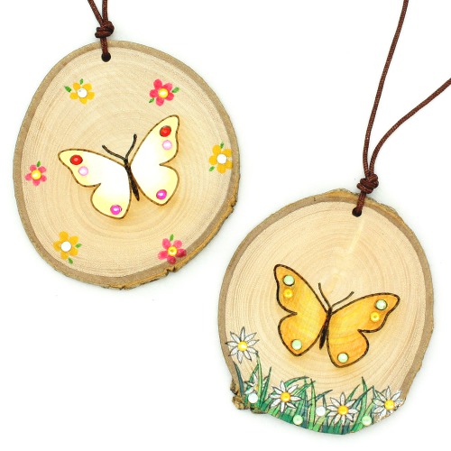 블링블링 나비목걸이만들기