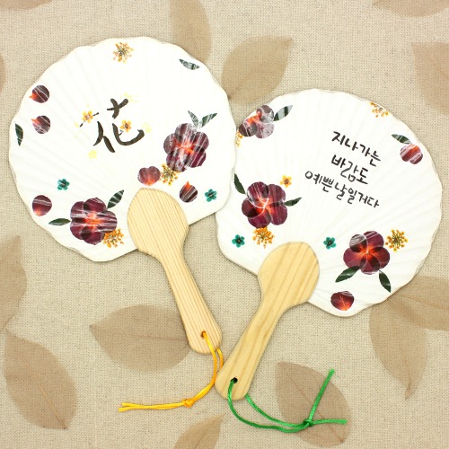 장미부채만들기