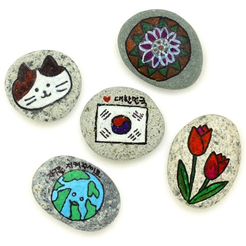 에코스톤돌빛그리기자석(5개세트)