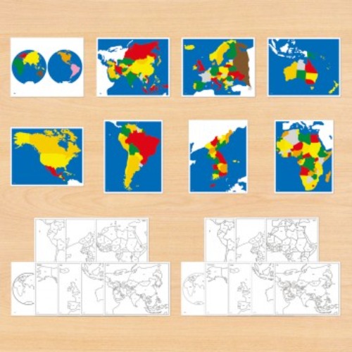 지도퍼즐정정판세트한글판
