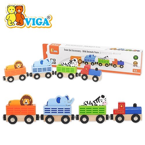 애니멀자석기차4P