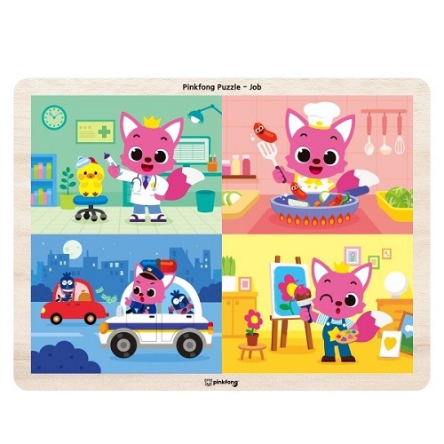 핑크퐁원목직업퍼즐(24pcs)