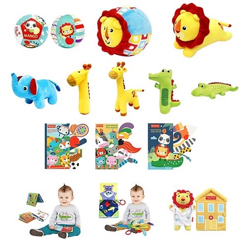 피셔프라이스봉제15종세트