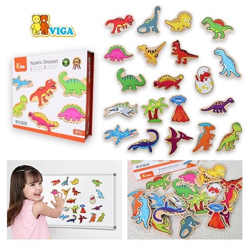 원목자석-공룡20pcs