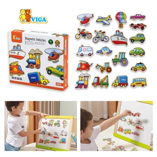 원목자석-교통20pcs