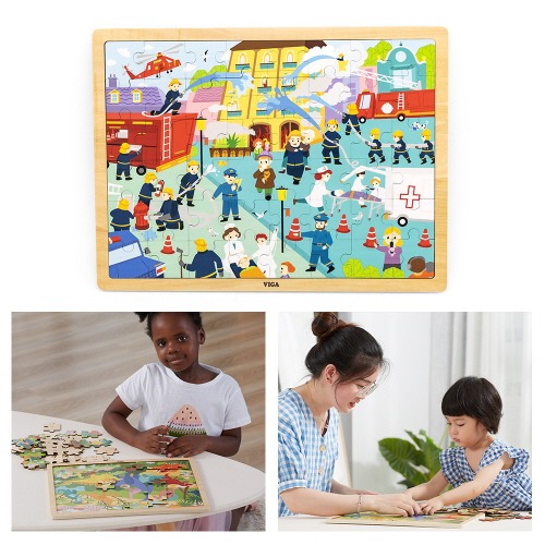 48피스퍼즐-화재진압