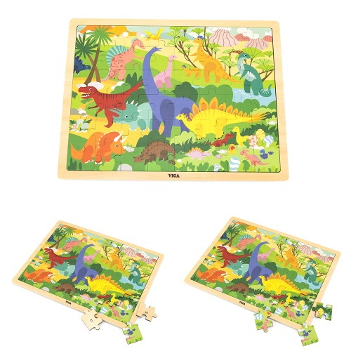 48피스퍼즐-공룡세계