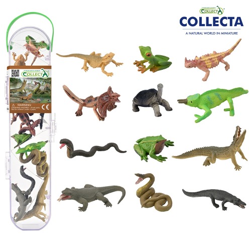 컬렉타미니 파충류/양서류세트(12종)
