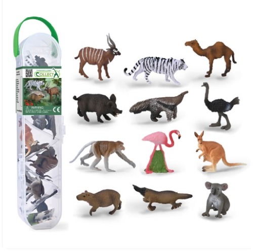 컬렉타미니야생동물세트3(12종)