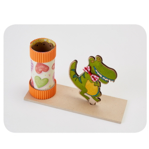공룡연필꽂이만들기