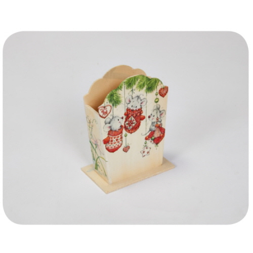 구름연필꽂이냅킨아트