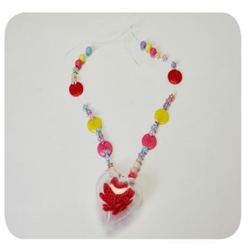 카네이션하트목걸이