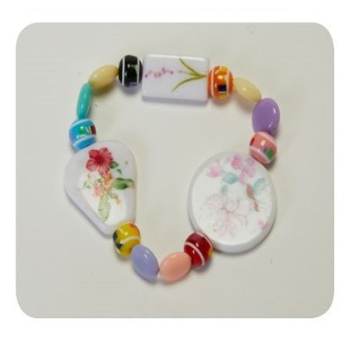 [발송2~3일소요]자개비즈팔찌