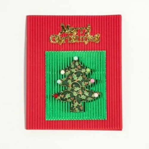 성탄프린트트리카드만들기