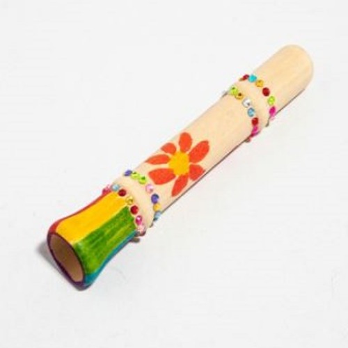 소리나는원형나무피리