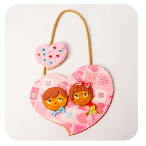 이중하트가족액자