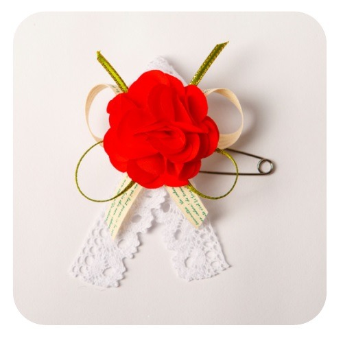 카네이션코사지