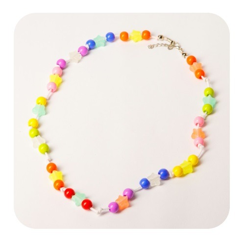 흰줄목걸이만들기